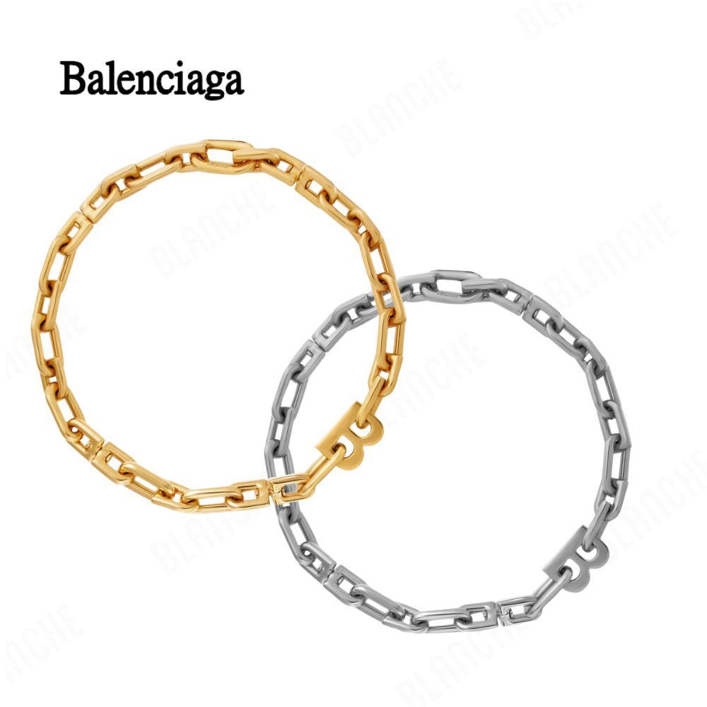 【BALENCIAGA】B Chain スリムネックレス