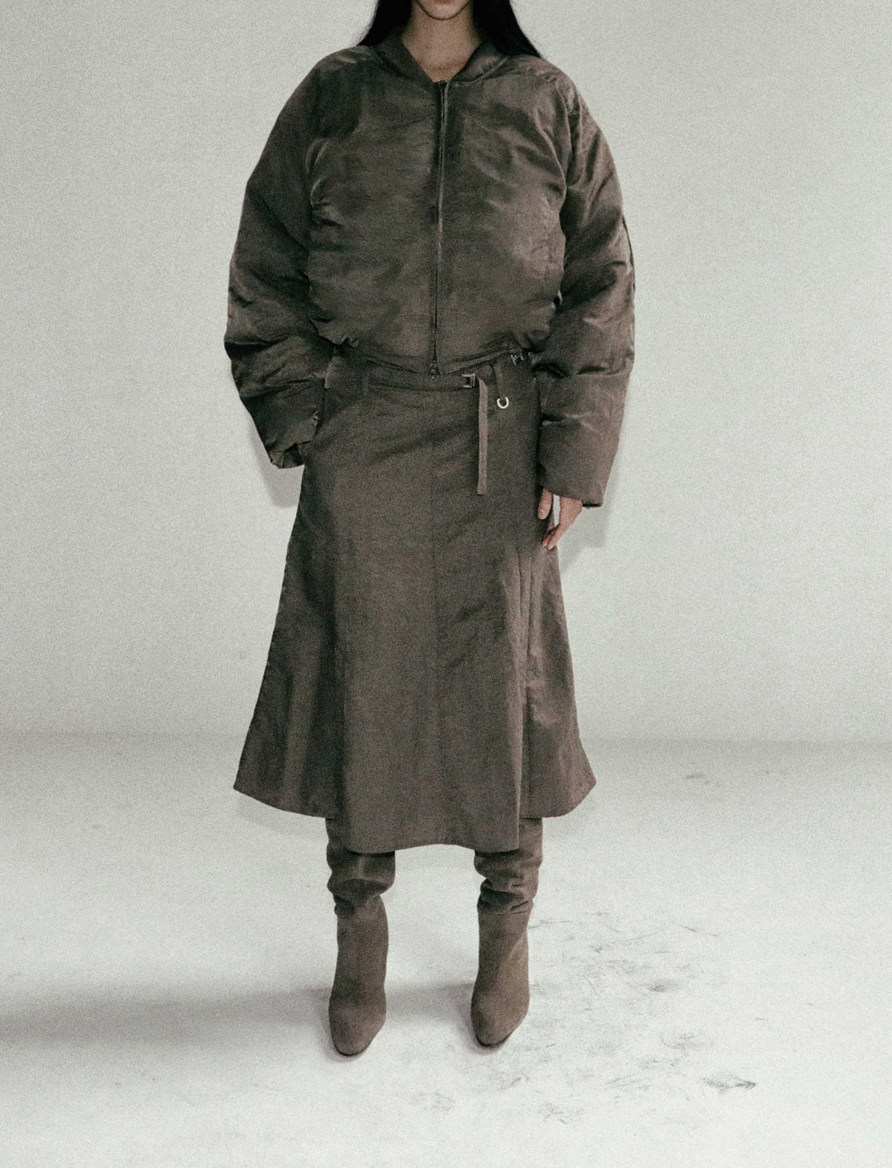 BADBLOOD♥ BS Nylon Puffer MA-1 Jacket/追跡付