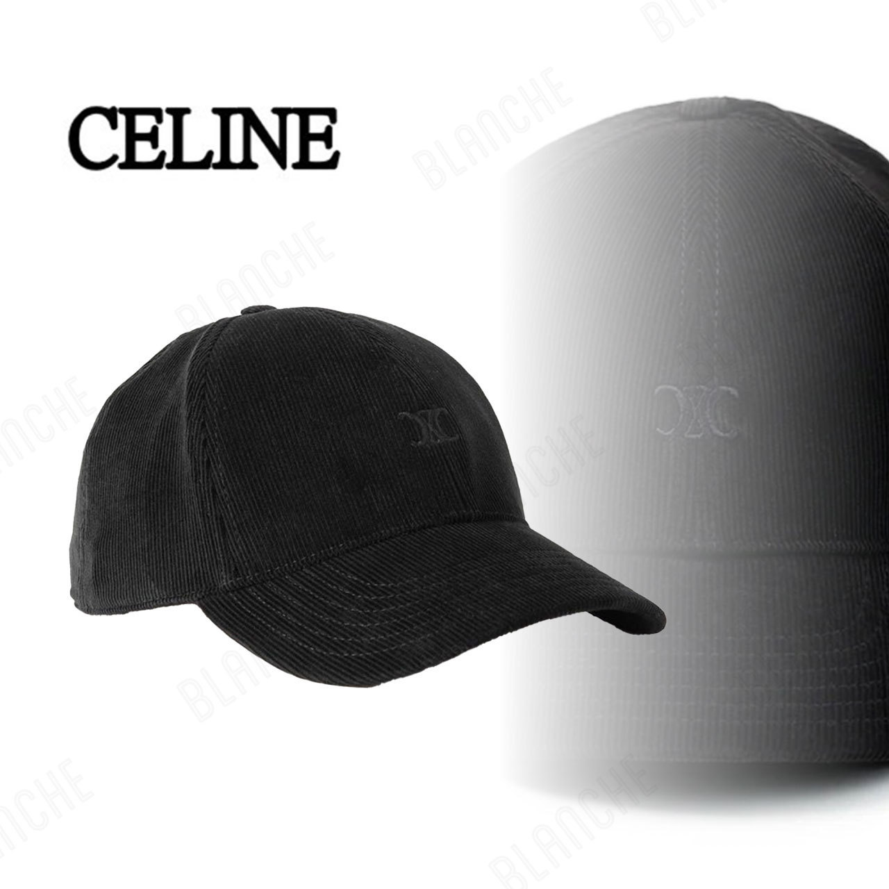 【CELINE】 ベースボールキャップ / コーデュロイ