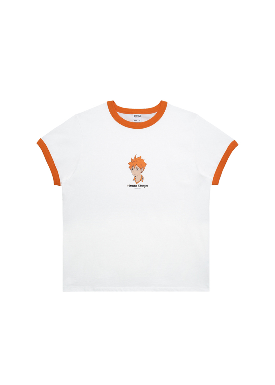 【EERST】ハイキュー!! Ringer HF T-shirt [White+Orange]