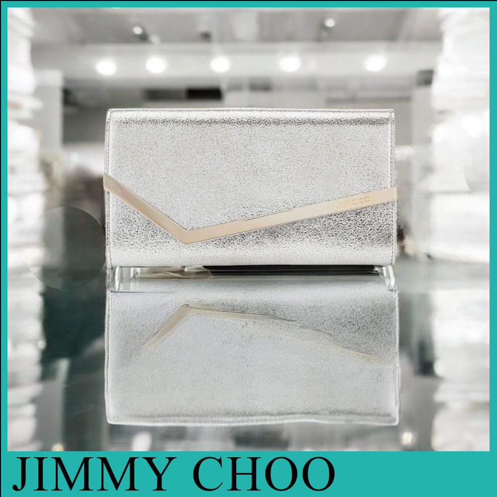 ★JIMMY CHOO直営店★国内入手困難 Emmie クラッチバッグ