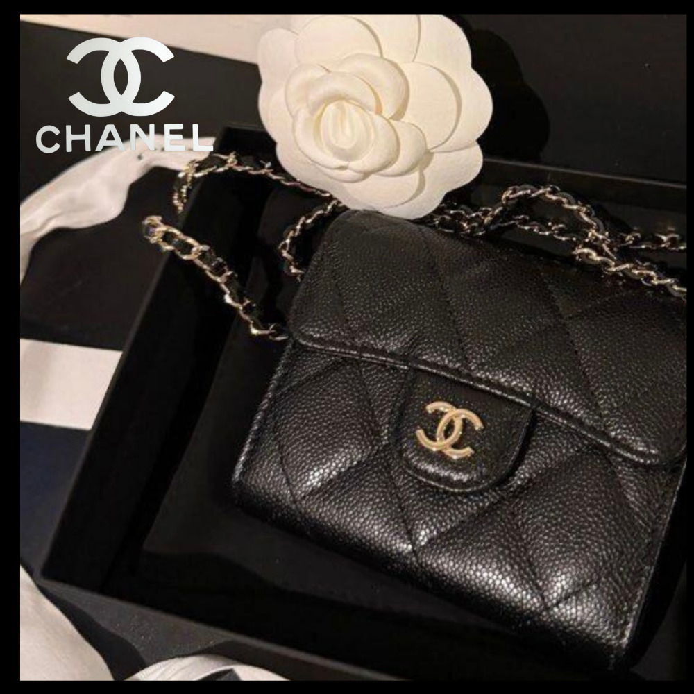 【定番人気♪】CHANEL ミニ チェーンウォレット シルバー