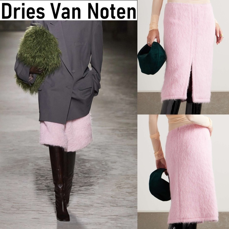 【Dries Van Noten】AW24 Fluffy ミディスカート