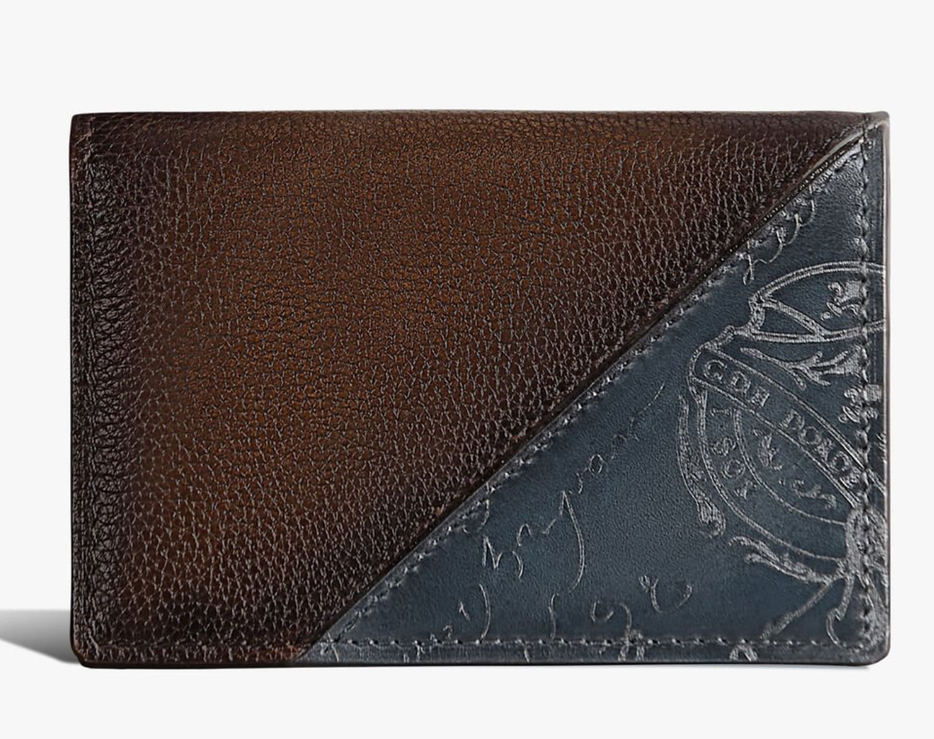 Berluti】Imbuia レザー 名刺入れ カードホルダー スクリット