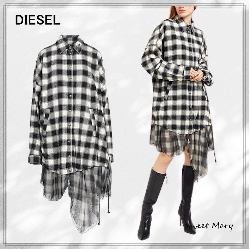 DIESEL☆チェック クラシックカラー ドレス♪【送料込】