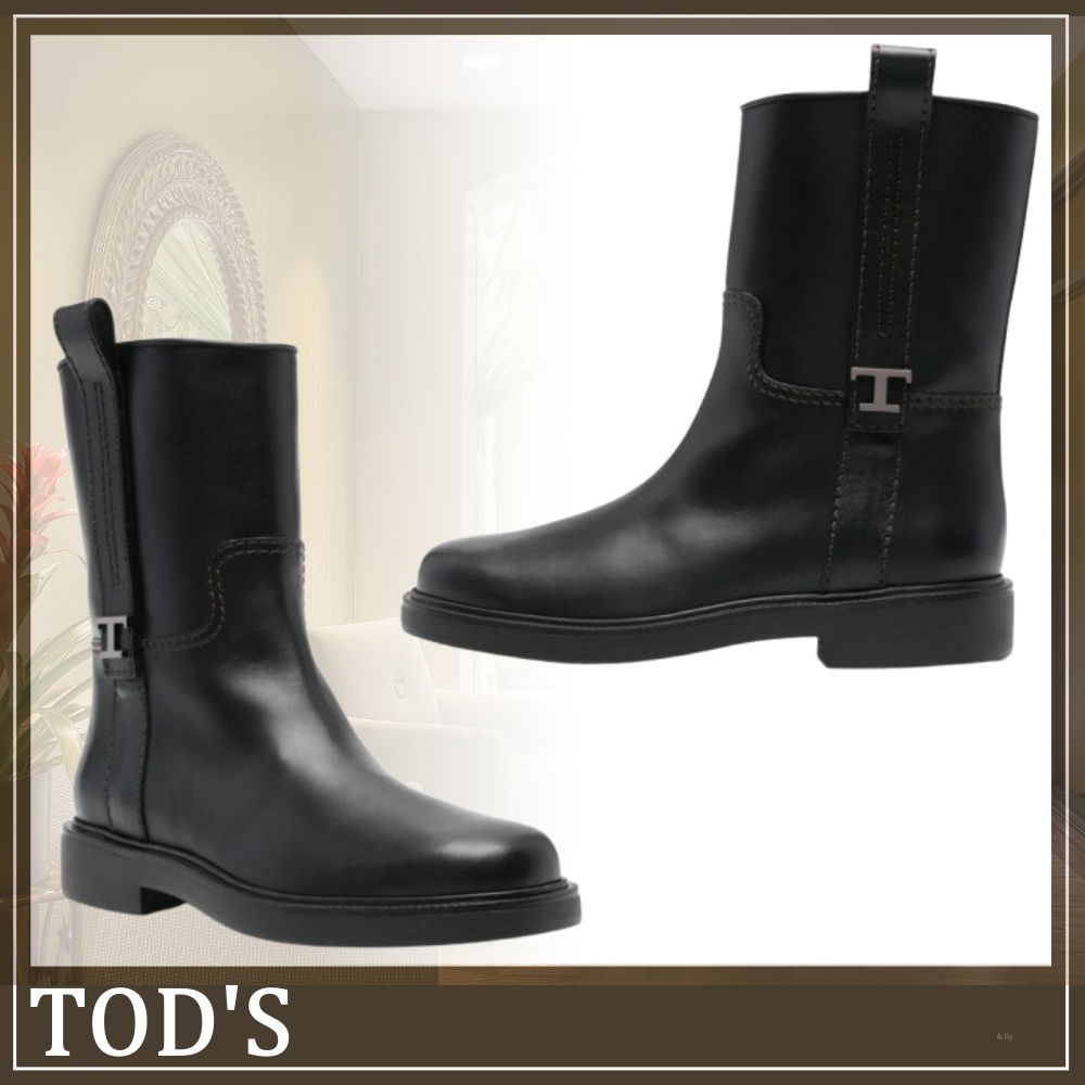 【送関込】TOD'S☆トッズ Leather ankle boot