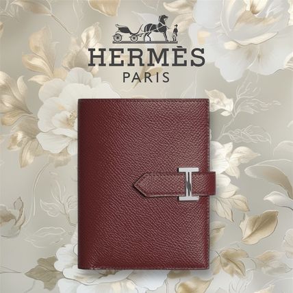 女性に人気 エルメス(HERMES) ベアン コンパクト 財布 ルージュH HERMES エルメス 二つ折り財布 ベアンコンパクト ルージュセリエ