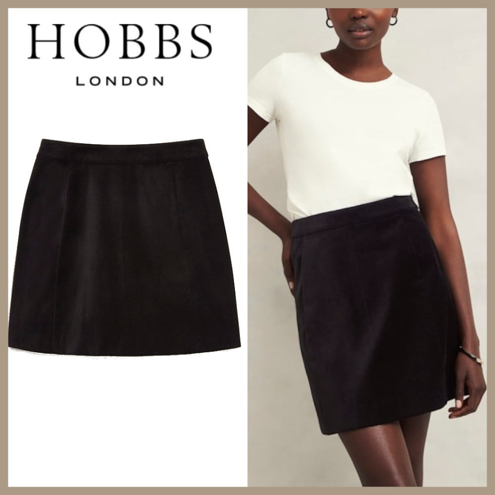 ★Hobbs London★ イジー ベルベット スカート