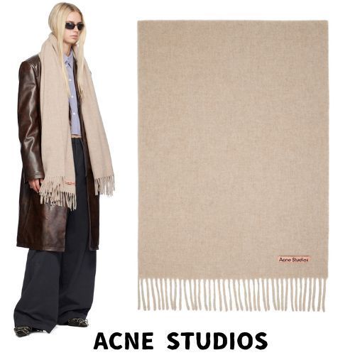 【Acne Studios】オーバーサイズ フリンジマフラー