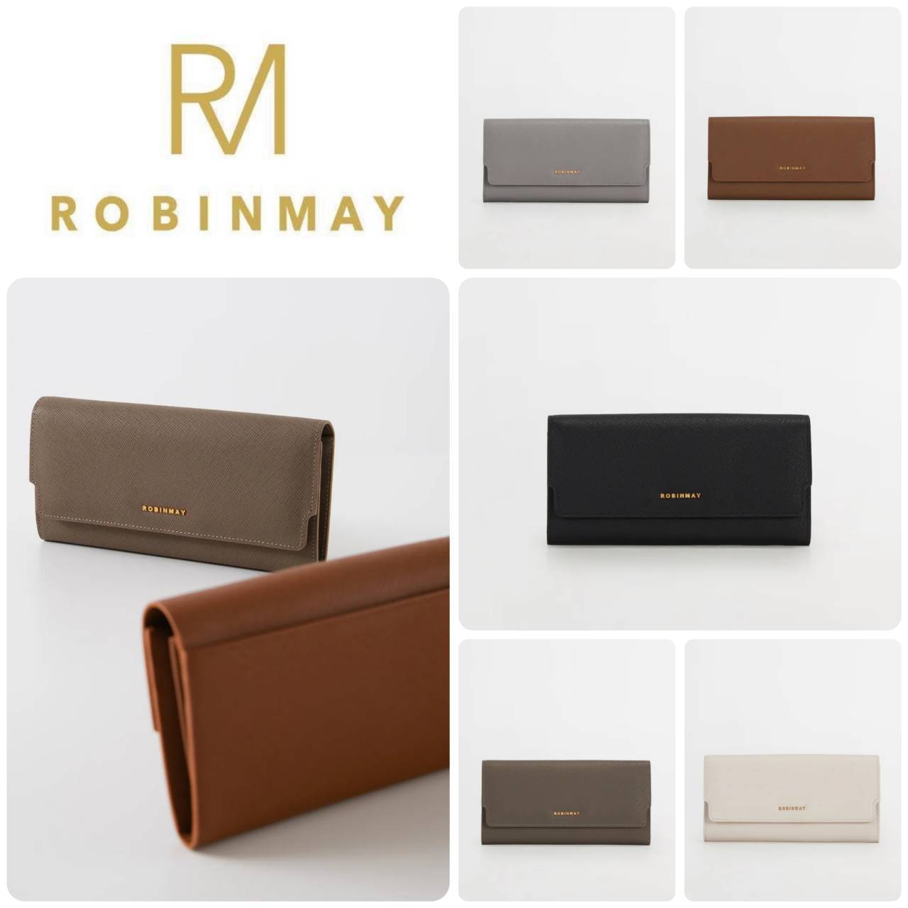 ■ROBINMAY■絲柏真皮長夾 TWJ037 レザーロングクリップ/送料込