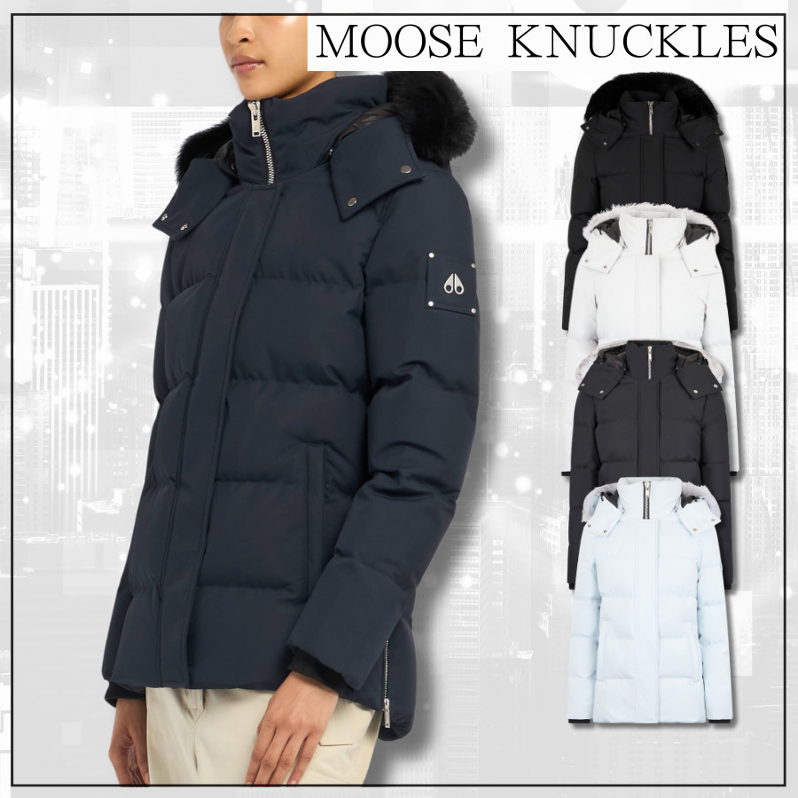 【MOOSE KNUCKLES】CLOUD SHEARLING 3Q ダウン ジャケット 上品