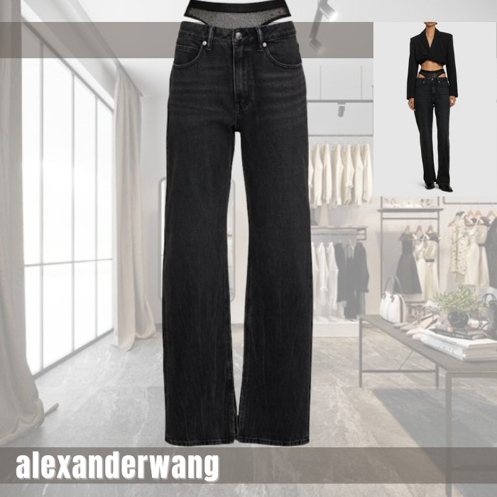 個性的な着こなし【alexanderwang】hot fix under wear ジーンズ