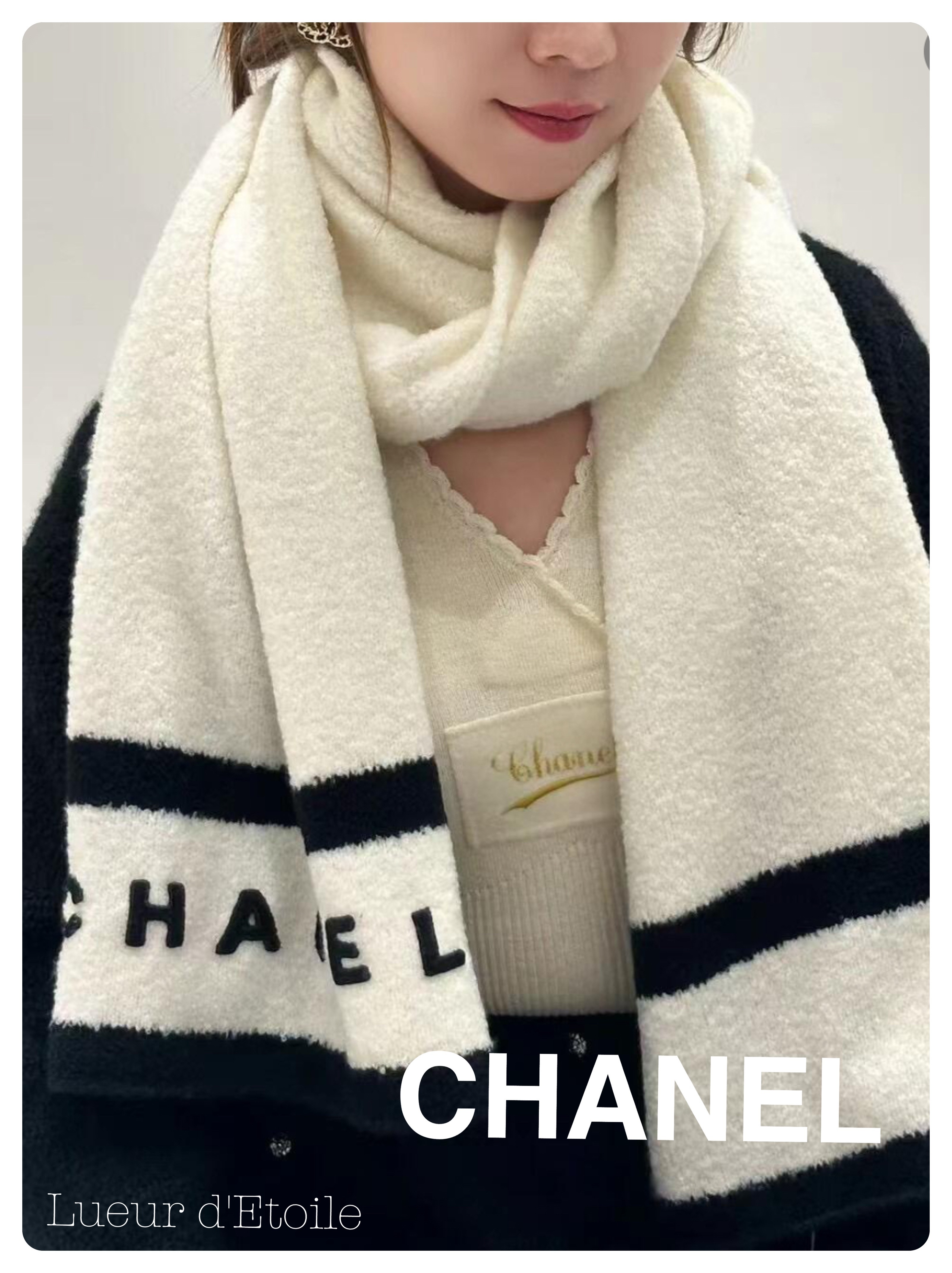 【優しい肌触り♡】CHANEL マフラー ストール