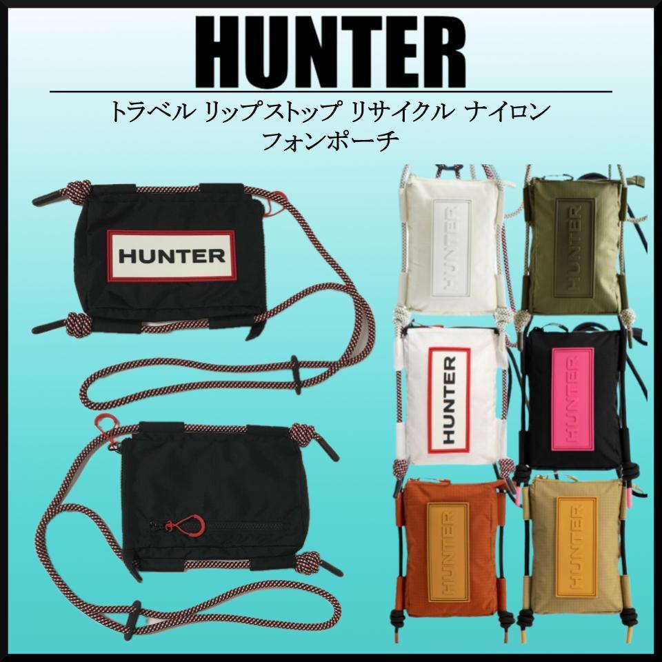 大人気★HUNTER トラベル リップストップ ナイロン フォンポーチ