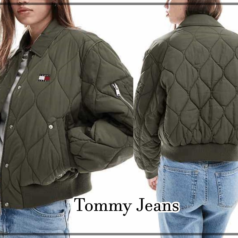 【 Jeans】 キルティング ボンバー ジャケット ※送関込