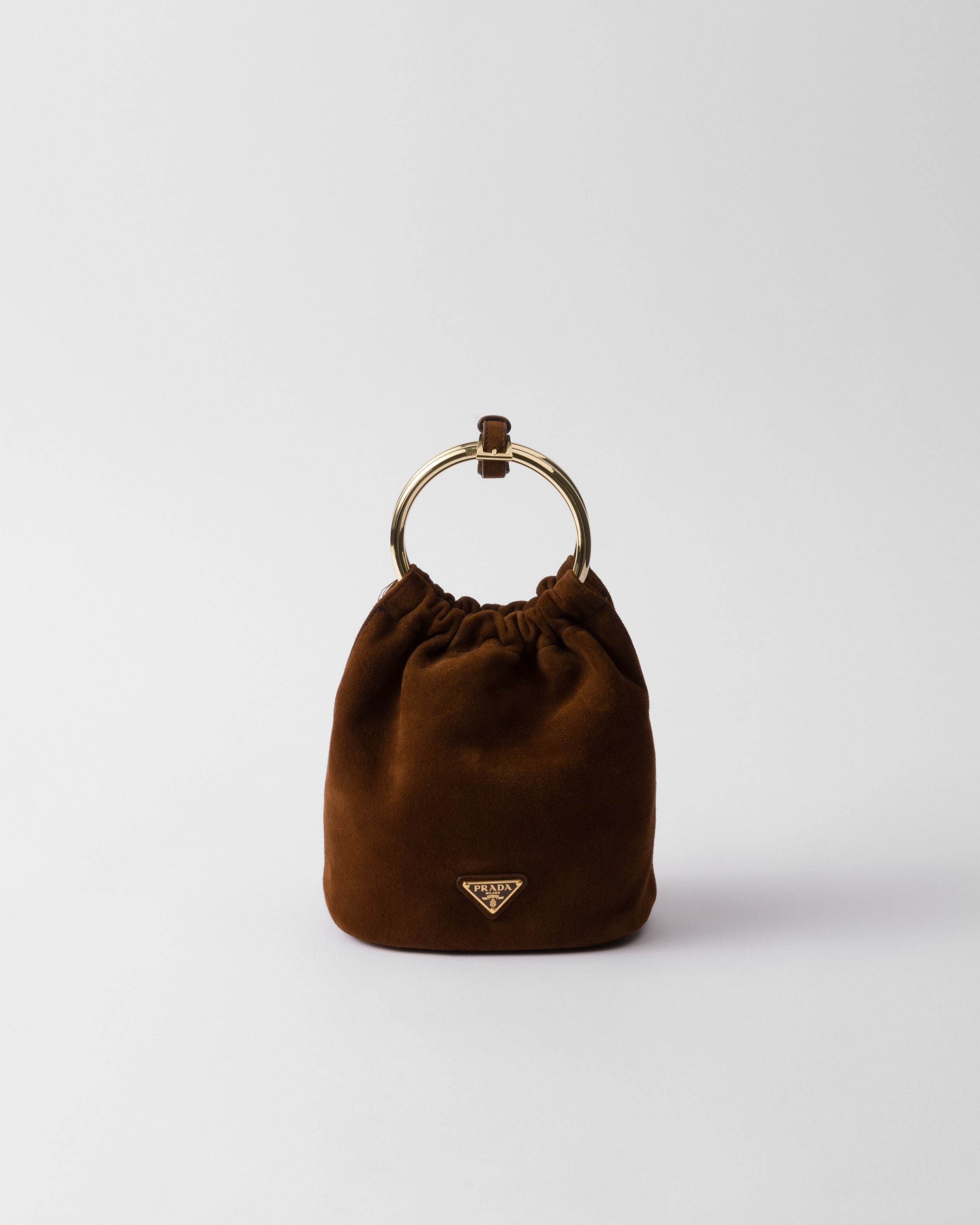 【日本入手困難】プラダ Suede mini-bag ハンドバッグ