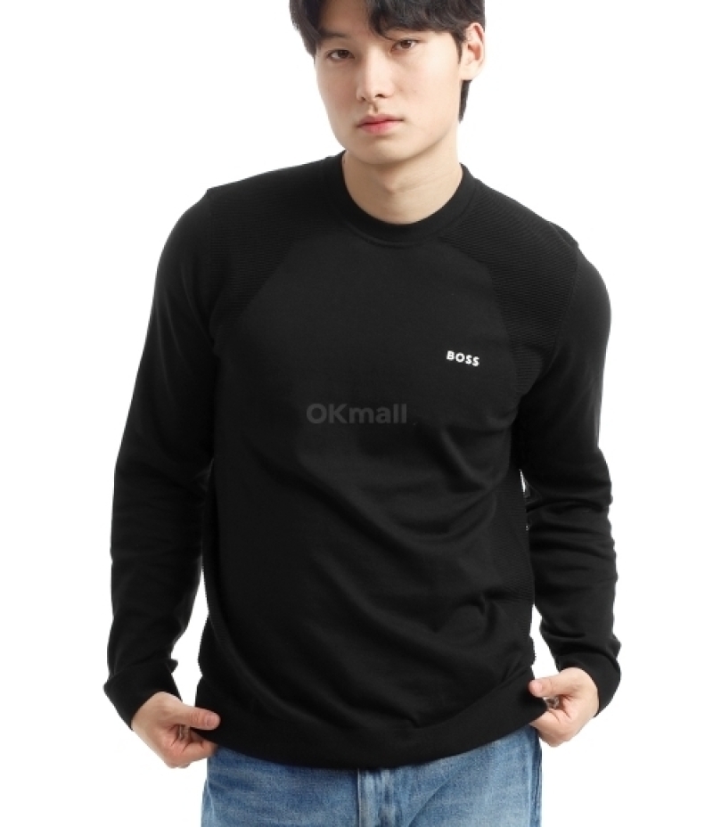 HUGO BOSS｜ (Momentum Lite Crew Neck Sweater (50520692-0