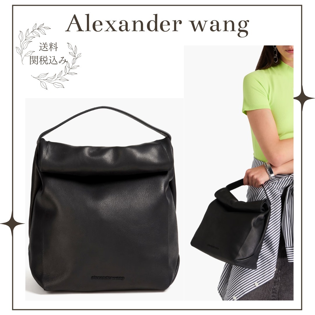 送料関税込☆【Alexander Wang】Lunch Bag レザー トートバッグ