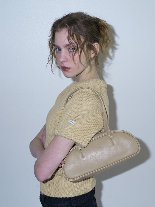トートバッグ SOMEWHERE BUTTER. demi baguette bag sand beige B22AA002151AF