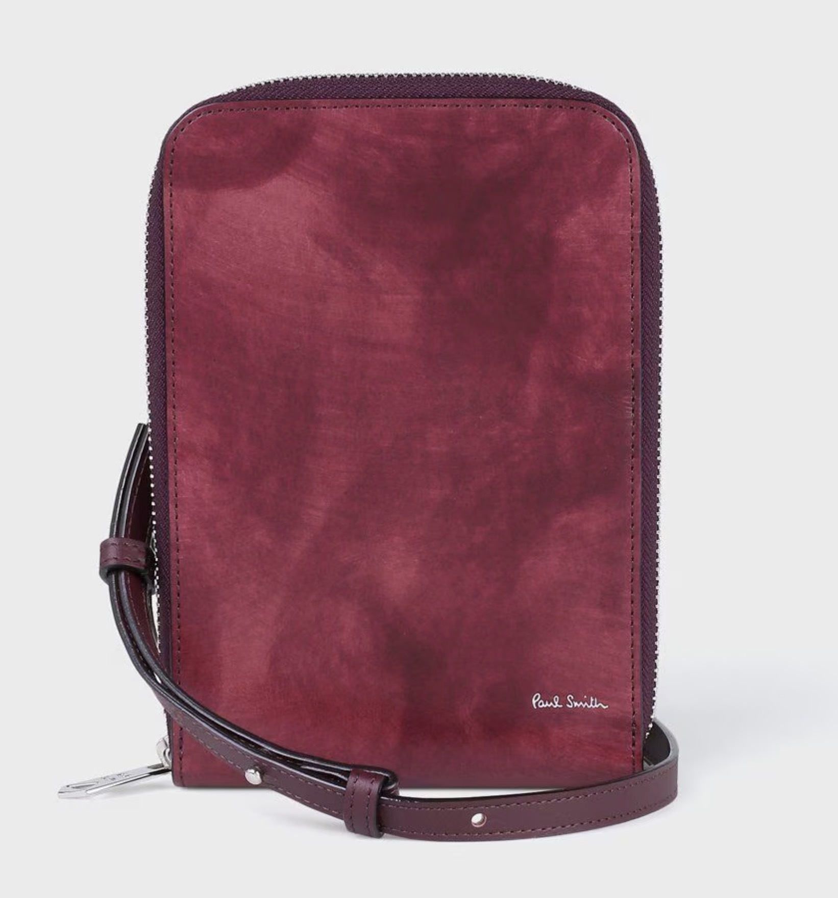 Paul Smith】マーブルレザー フォンポシェット