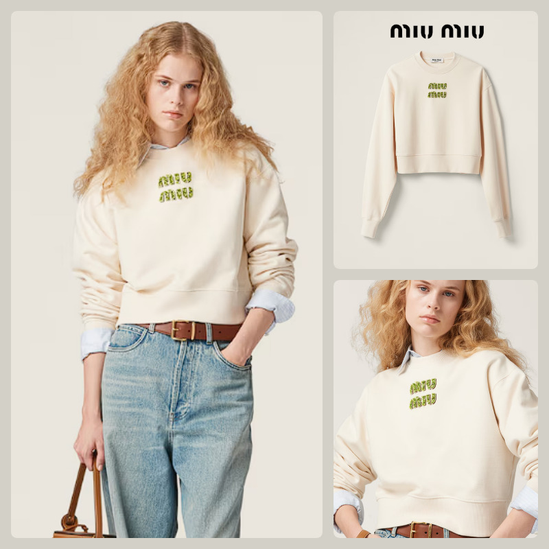 【日本未入荷☆】 Logo Embroidered Sweatshir Tシャツ
