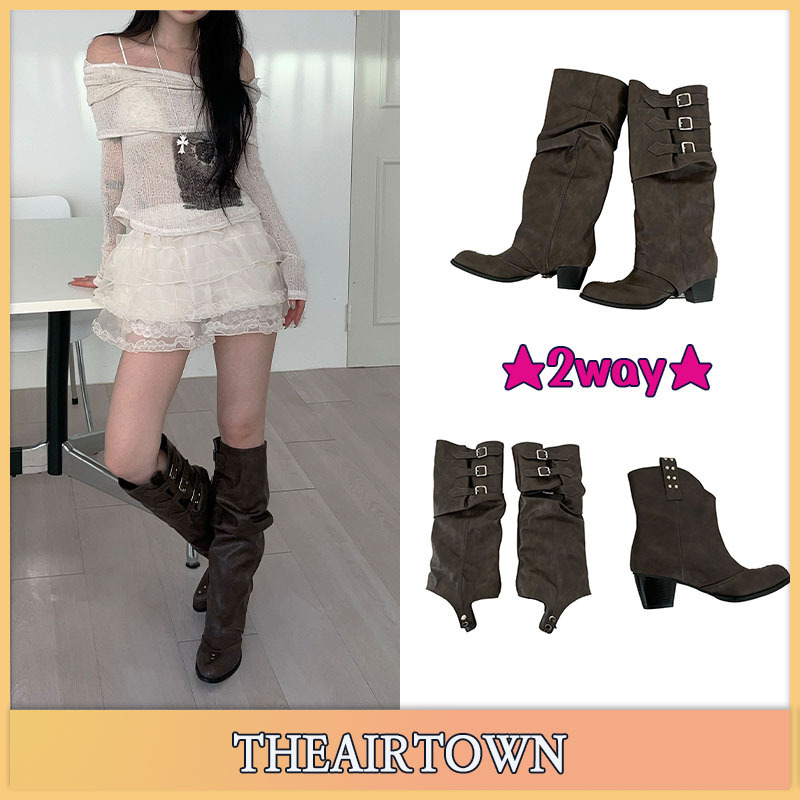 【THEAIRTOWN】★人気・2Way★テディウェアウエスタンブーツ