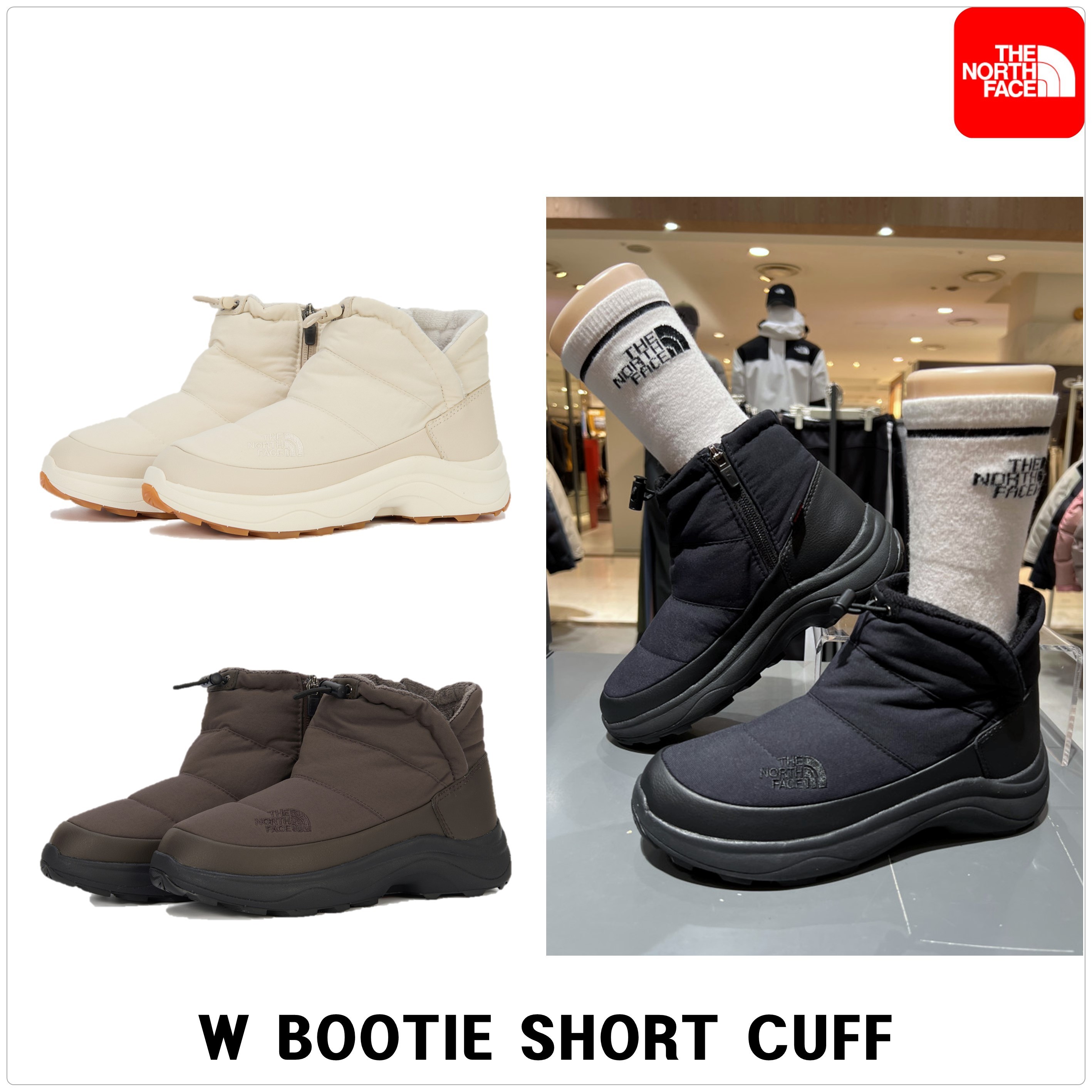 [ノースフェイス] W ブーティ ショート CUFF ★新作・24AW★人気