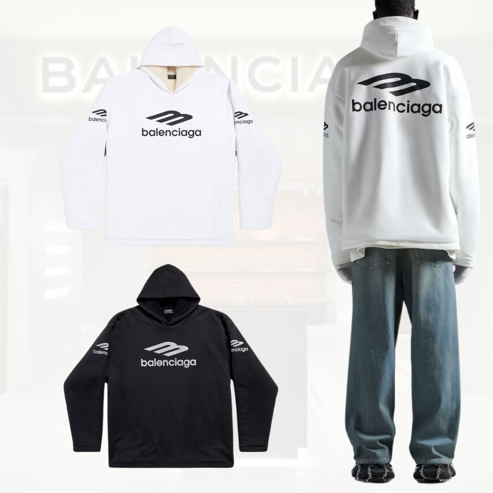 送料込+BALENCIAGA+3b Sports Icon ウォーターリペレント Hoodie