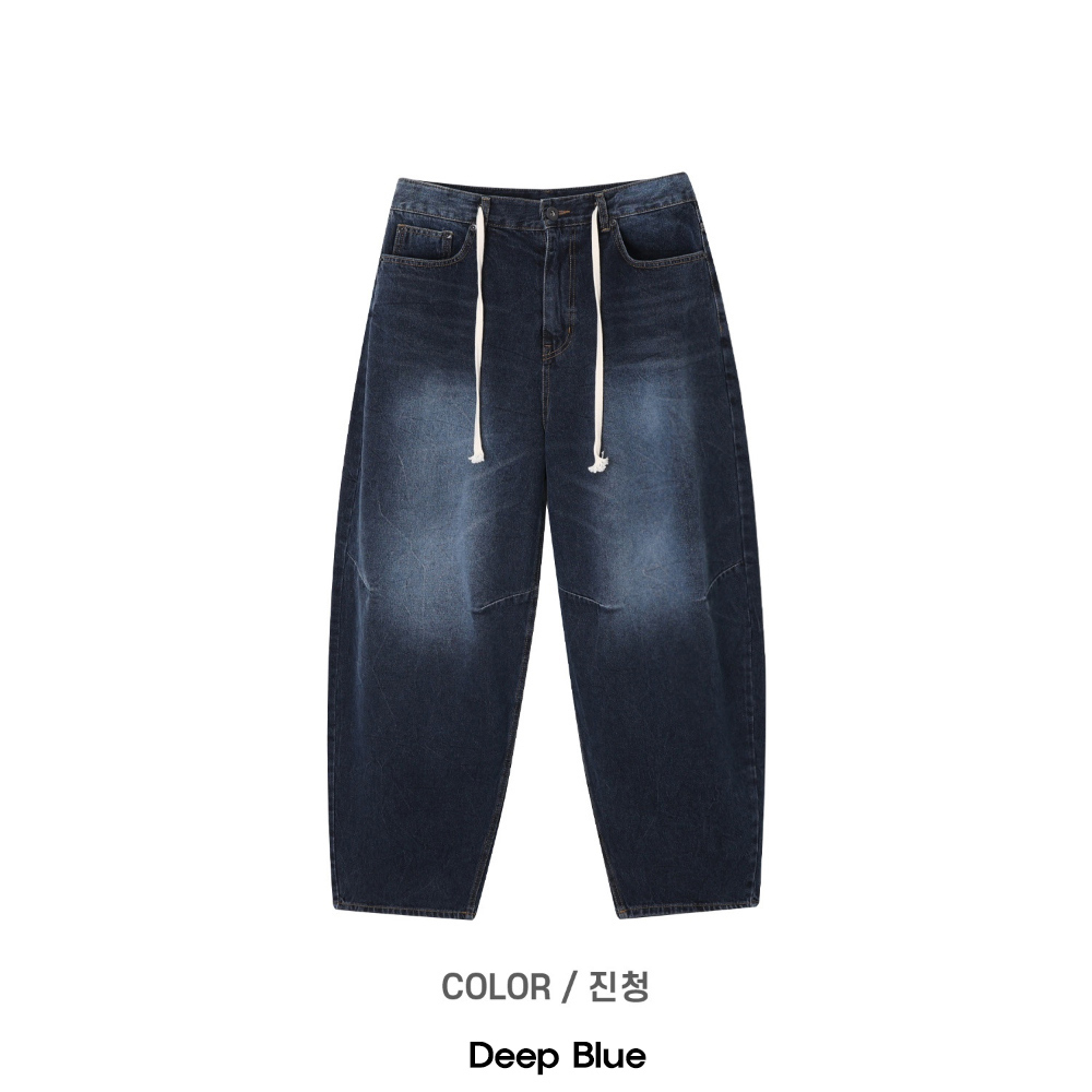【KOOLOSET】Dart Balloon Wide Washed Denim BALLOON DART VINTAGE BLACK DENIM – FAVELA Clothing