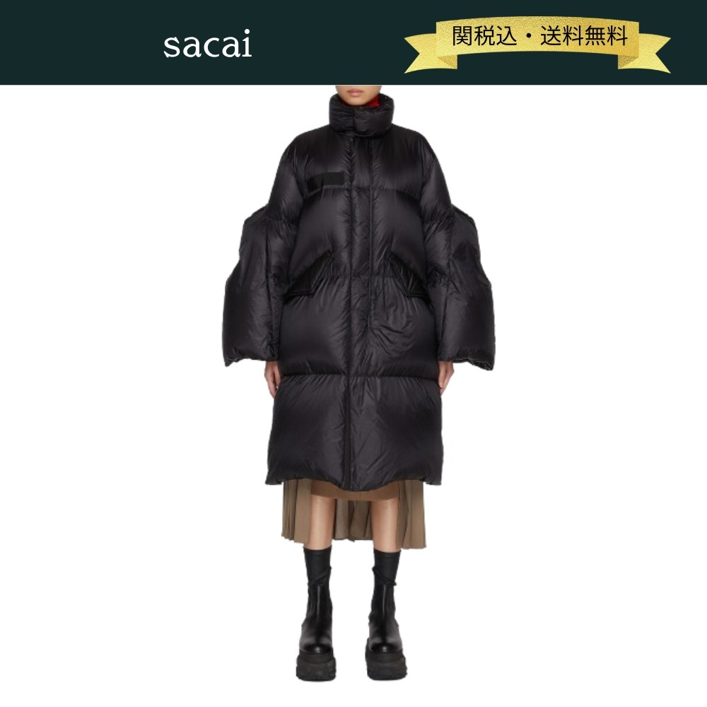 【関税・送料込】sacai ハイネック Aライン パファーコート