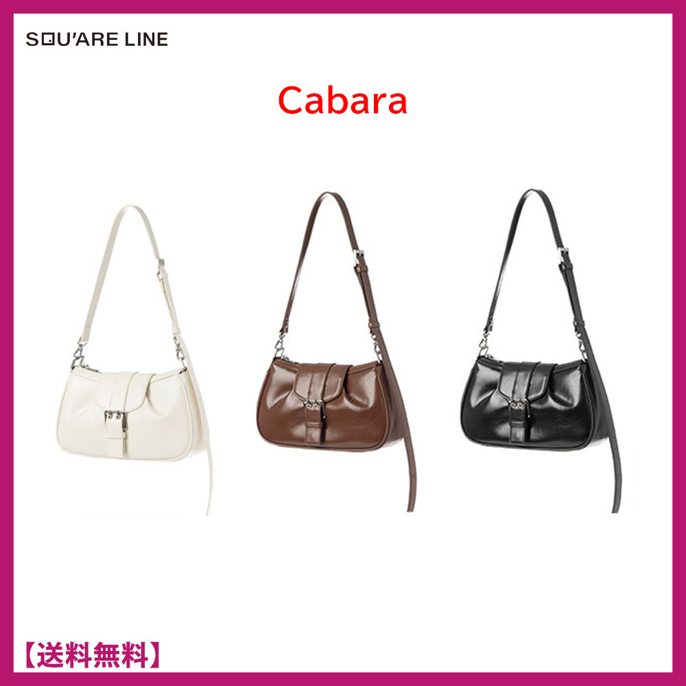 ★SQUARE LINE★CABARA 2-WAY SHOULDER BAG★ショルダーバッグ