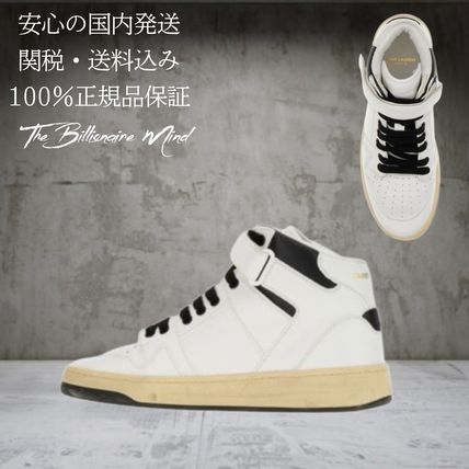 【完売必至】サンローラン■レザー ハイカット スニーカー スニーカー ハイカット Saint Laurent(サンローラン) - 海外通販