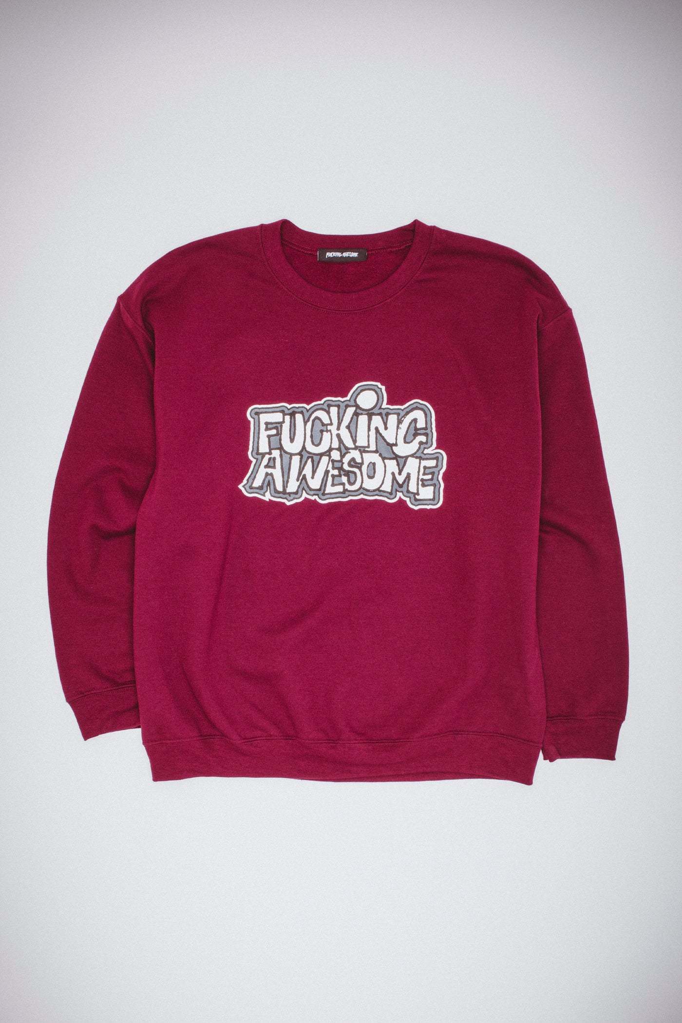 【FUCKING AWESOME】PBS CREWNECK MAROON