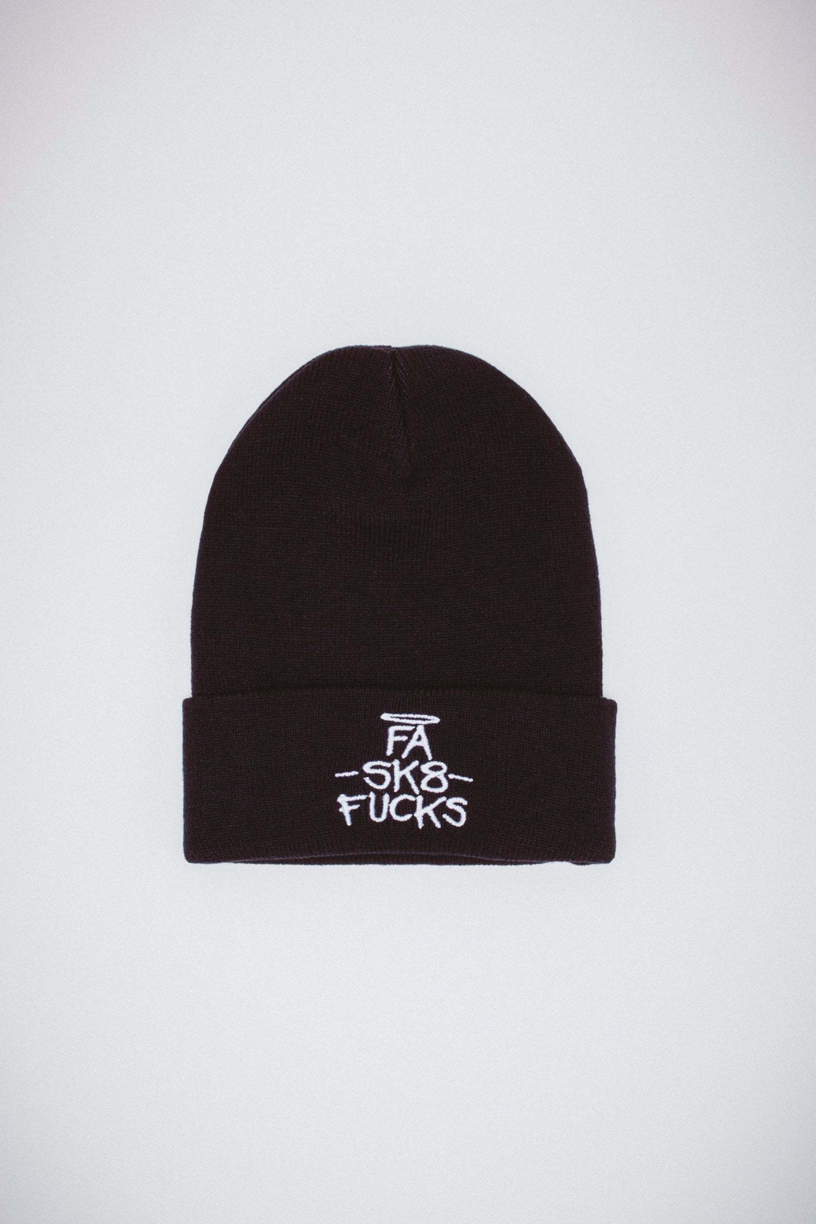 【FUCKING AWESOME】FA SK8 FUCKS CUFF BEANIE BLACK