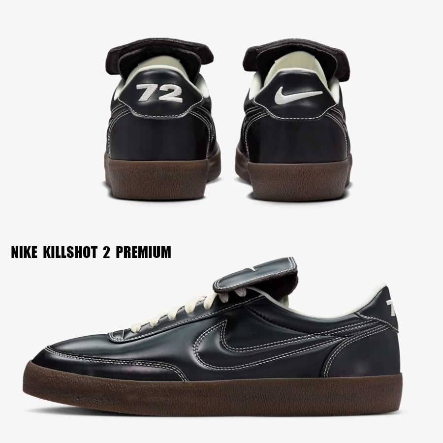 NIKE★KILLSHOT 2 PREMIUM★BLACK/SAIL/BAROQUE BROWN/BLACK