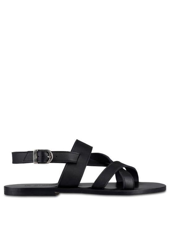 サンダル KJACQUES Men Sandals GARNIK H SNOIR CC Black