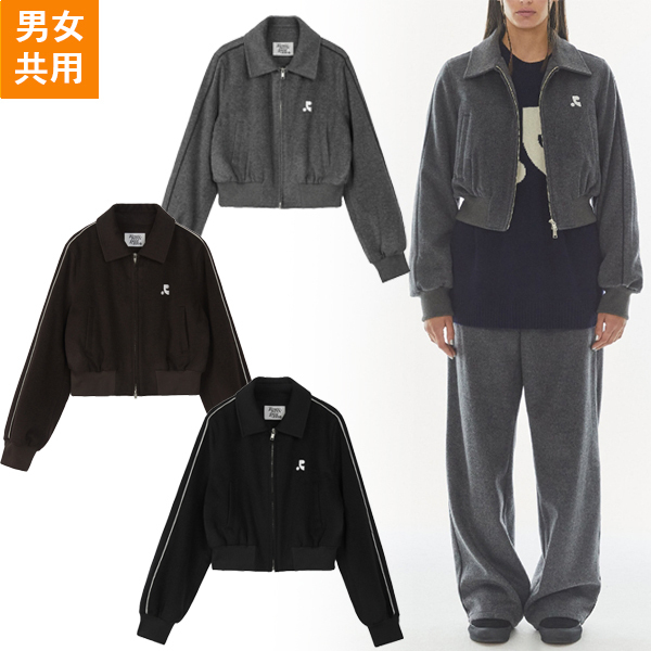 【Rest & Recreation】PIPING WOOL BOMBER JACKET★送料無料