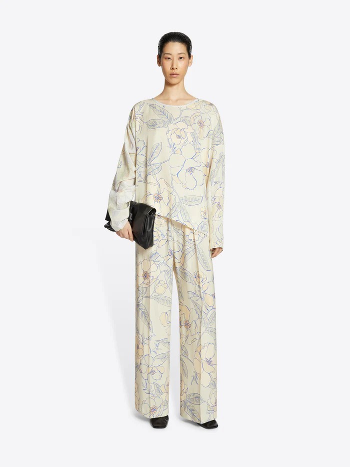 《送料無料》 Dries Van Noten Printed viscose pants