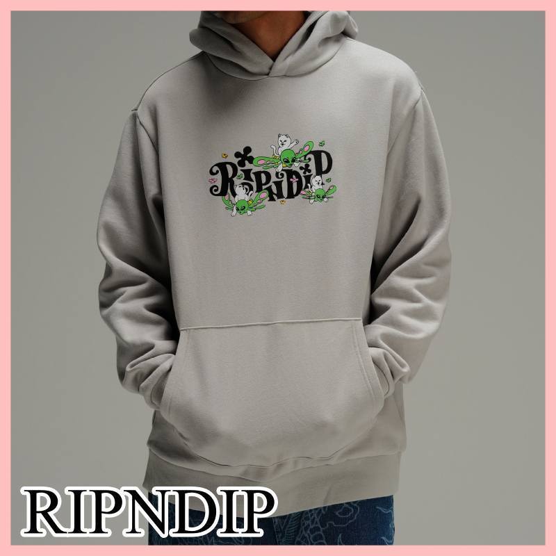 RIPNDIP Fly Away フーディ パーカー Grey 送料込み
