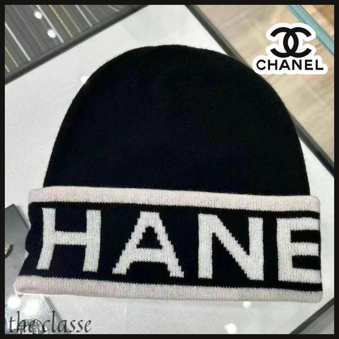 人気アイテム☆】コーデをお洒落に変える♪ CHANEL ニット帽