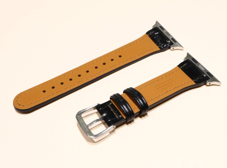 ★LLOYD★クロコパターンレザー Apple Watchベルト★38/40/41mm