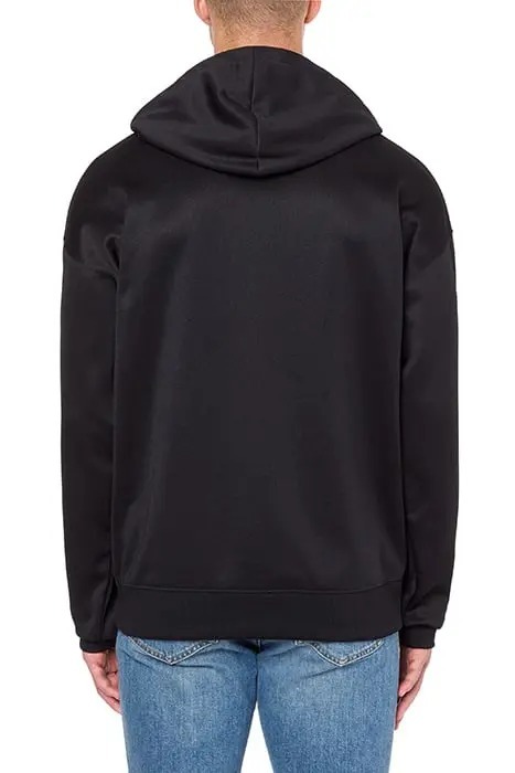 “Moschino” ギャラクシーロゴプリントフーディー Black