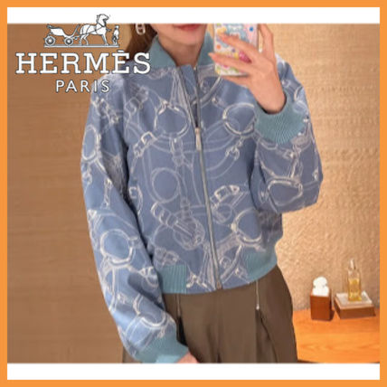 【HERMES】お洒落なデザイン★スポーティー ジャケット ブランド直営店ラッピングOK HERMES(エルメス) ジャケットその他