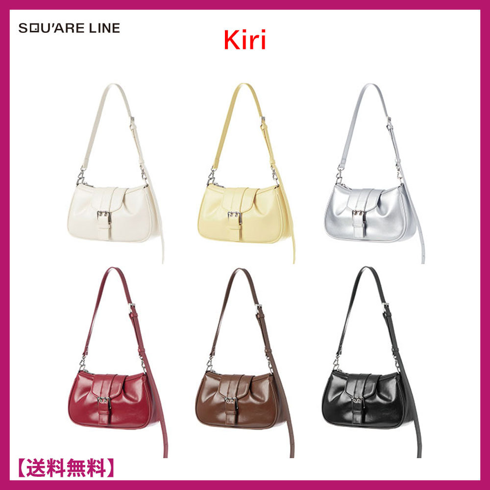 [韓国人気] SQUARE LINE★KIRI SHOULDER BAG★ショルダーバッグ