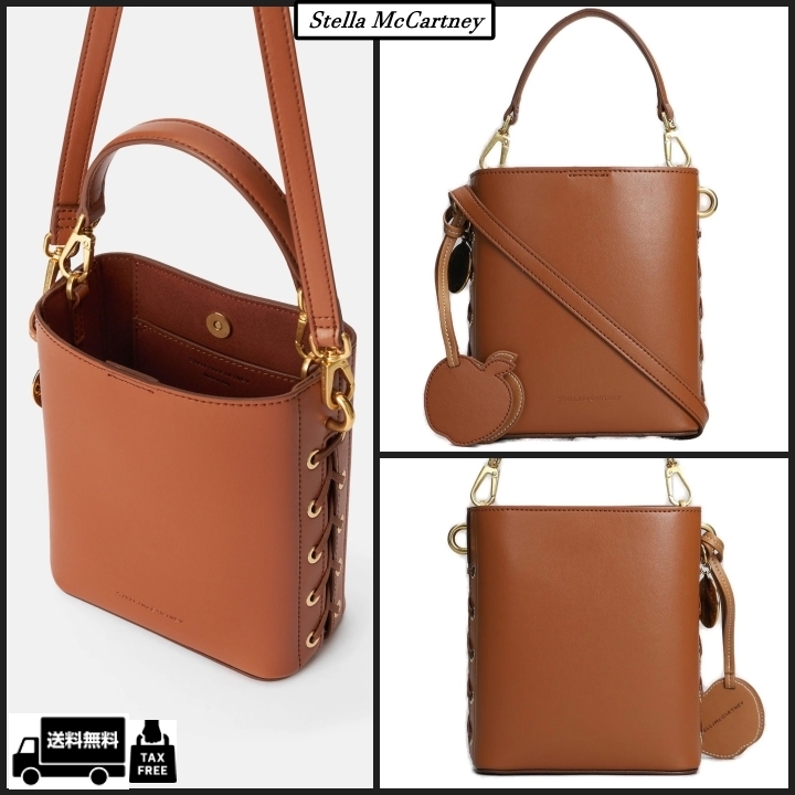【STELLA MCCARTNEY】フレイム ホイップステッチ バケットバッグ