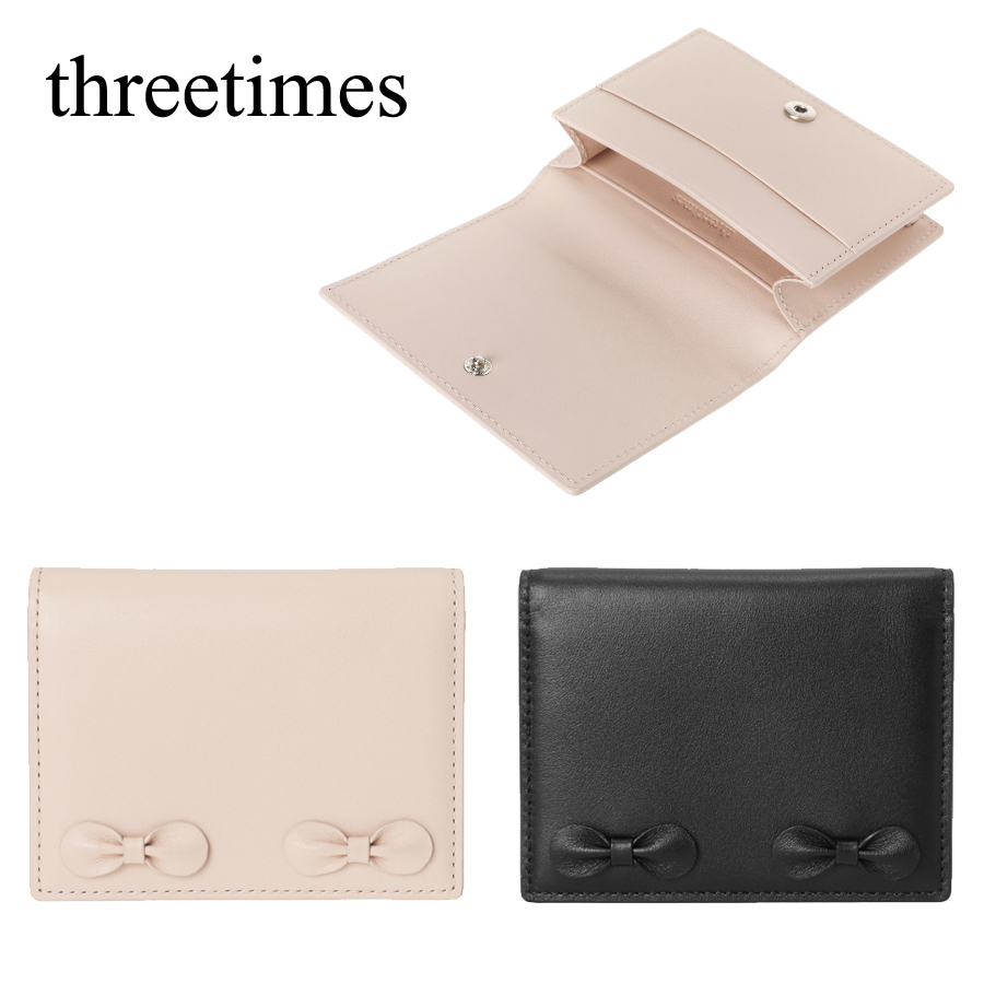正規品♥threetimes♥Marshmallow card holder