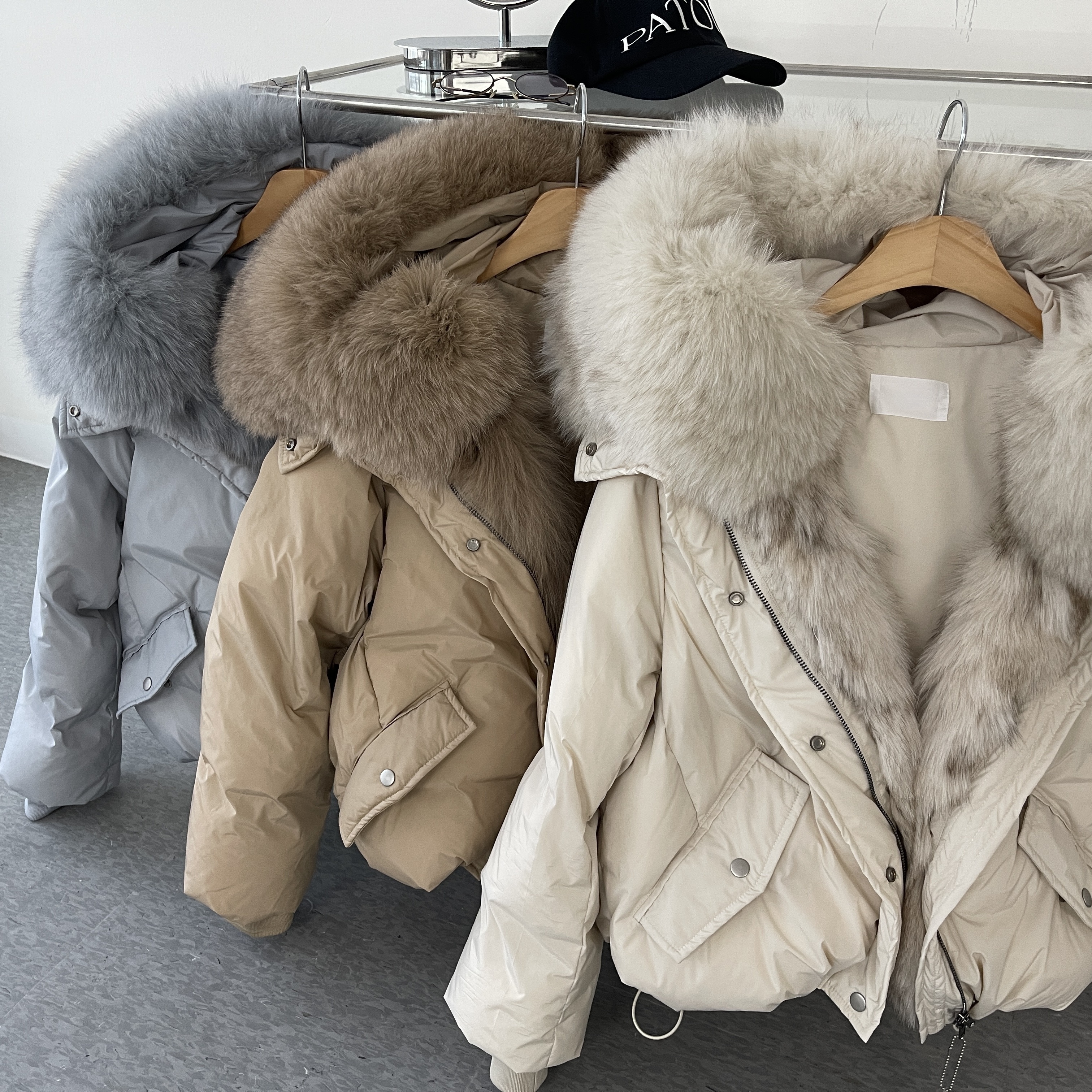 uni's room■ファックスファーマカロンダウン OT-AW25-18IB uni's room□3color ファックスファーマカロンダウン OT-AW25-18