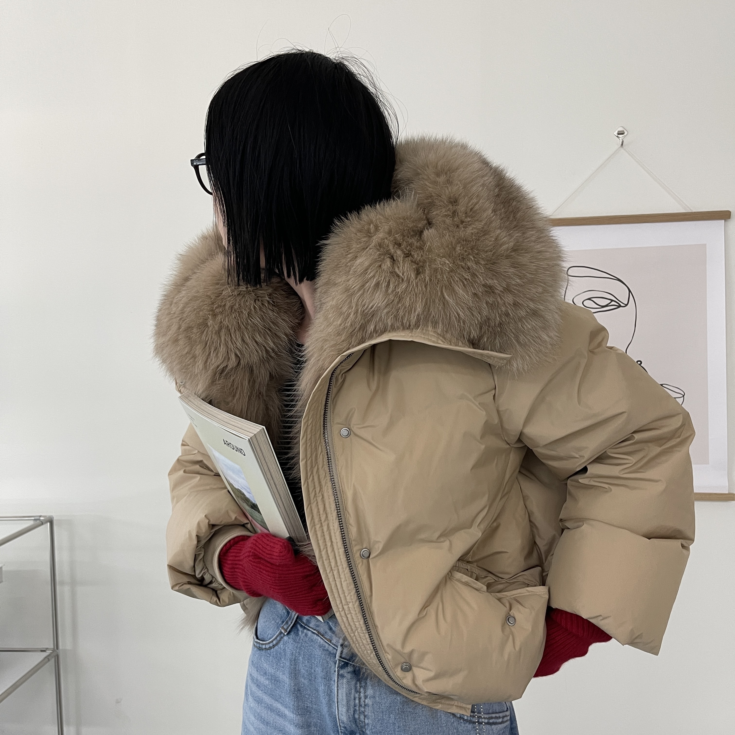 【期間限定】 uni's OT-AW25-18 ファックスファーマカロンダウン room□3color ジャケット・アウター