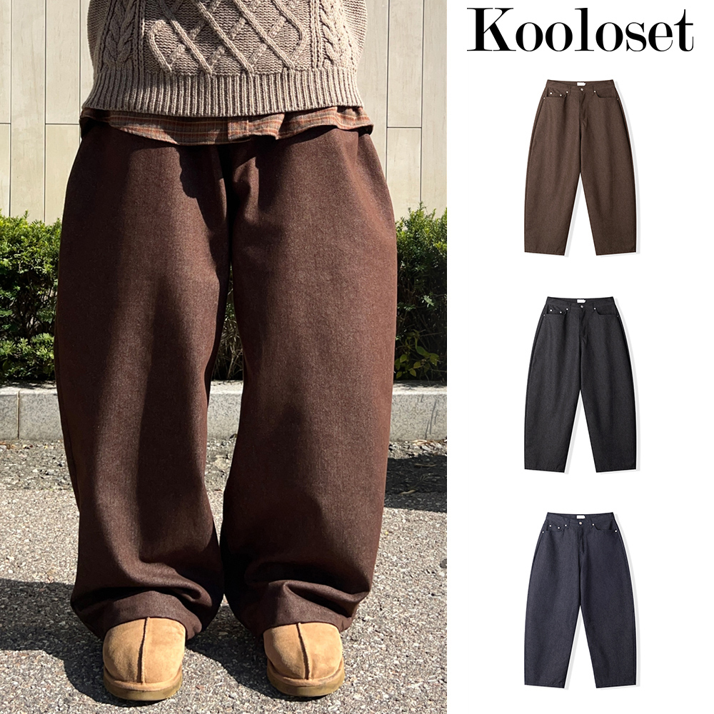 【KOOLOSET】Non-Fade Big Balloon Denim