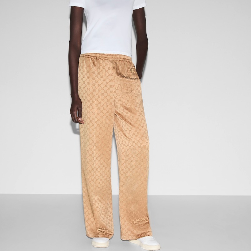 25新作 GUCCI GGジャガード パンツ ロング レディース (GUCCI